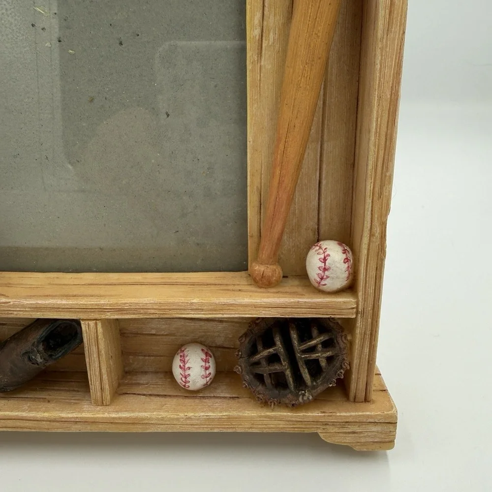 Prinz Baseball Picture Frame For 4x6 Photo Sports Ball Glove Home Decor Memories
